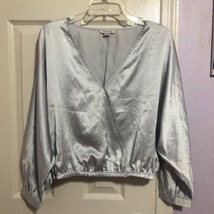 💜AEO Lavender Satin Top💜